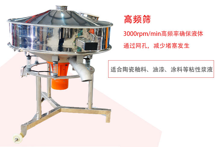 該產(chǎn)品是針對漿液過濾設(shè)計的一種高頻篩分機(jī)。