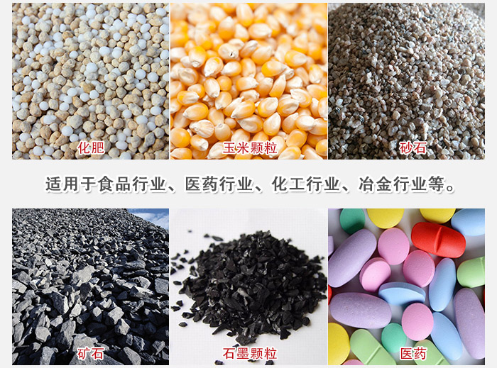直線篩分機(jī)適用范圍：直線篩主要篩分一些散狀的顆?；蚍蹱畹奈锪?。