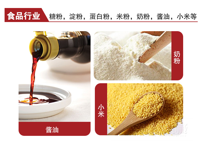 全不銹鋼食品振動(dòng)篩可用于糖粉，小米，淀粉，蛋白粉，米粉，奶粉，醬油等物料